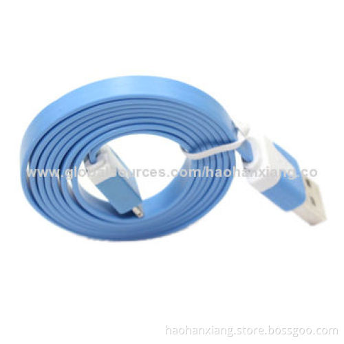 2014 Fashion USB Cables for iPhone 5, Available in 10 Colors